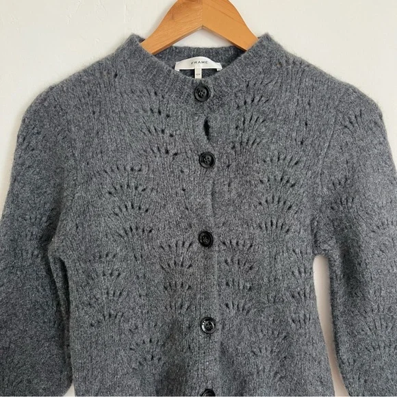 Frame Textured Stitch Cardigan - Picture 3 of 6